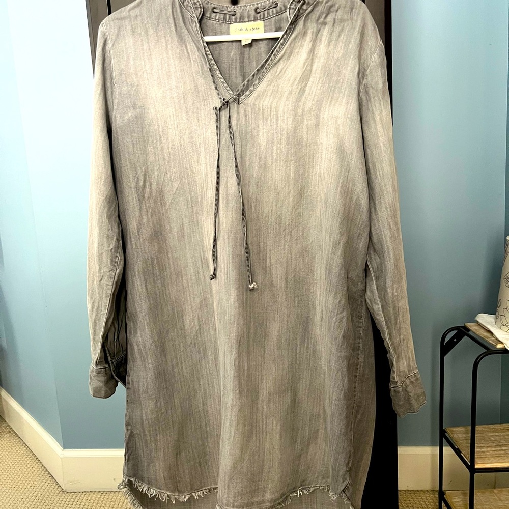 Stylish casual high-low dress